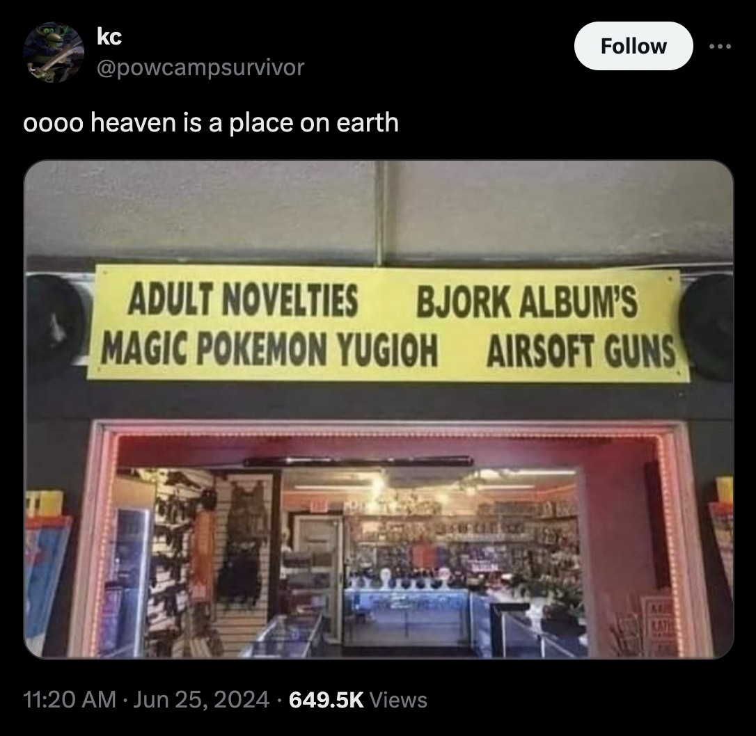screenshot - kc oooo heaven is a place on earth Adult Novelties Bjork Album'S Airsoft Guns Magic Pokemon Yugioh Views Mais Lathe
